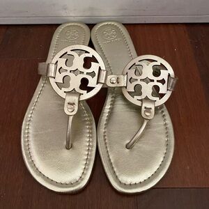 Tory Burch Miller Soft Metallic Sandal - Spark Gold